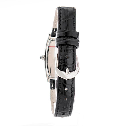 Laura Biagiotti Black Leather Dress Watch Laura Biagiotti