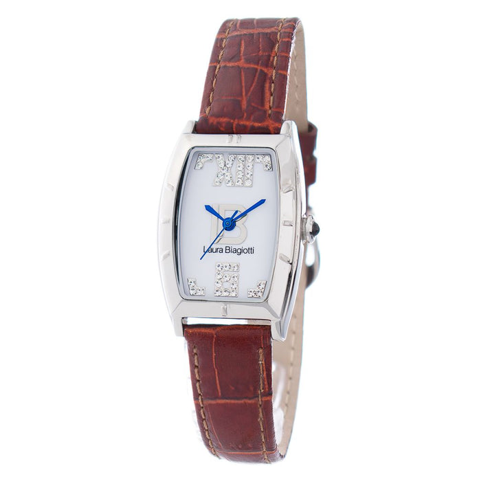 Laura Biagiotti Brown Leather Dress Watch Laura Biagiotti
