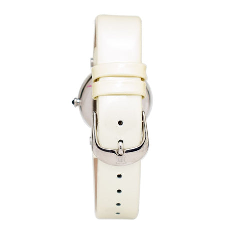 Laura Biagiotti Beige Leather Dress Watch Laura Biagiotti