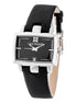 Laura Biagiotti Black Leather Dress Watch Laura Biagiotti