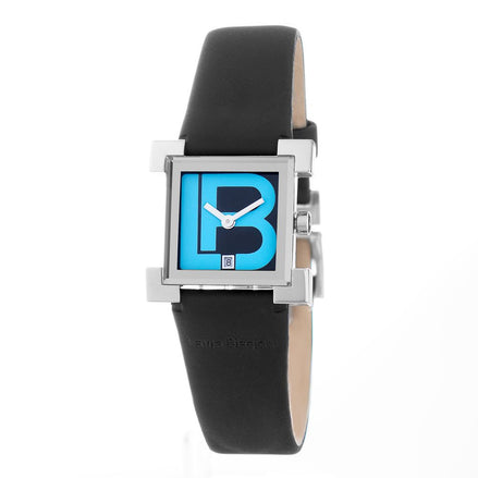 Laura Biagiotti Black Leather Dress Watch Laura Biagiotti