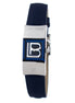 Laura Biagiotti Blue Leather Dress Watch Laura Biagiotti