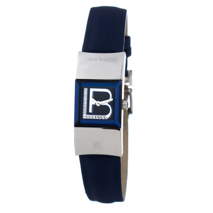 Laura Biagiotti Blue Leather Dress Watch Laura Biagiotti