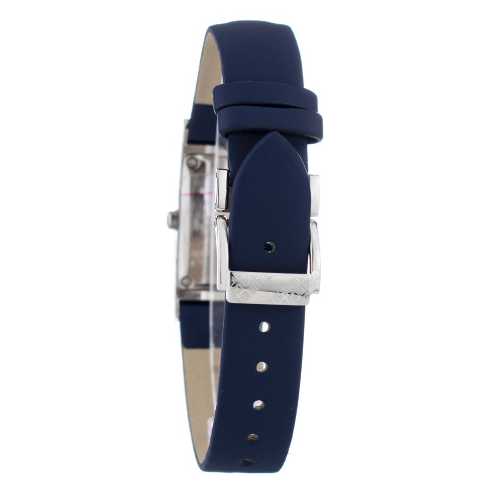 Laura Biagiotti Blue Leather Dress Watch Laura Biagiotti