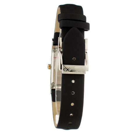 Laura Biagiotti Black Leather Dress Watch Laura Biagiotti
