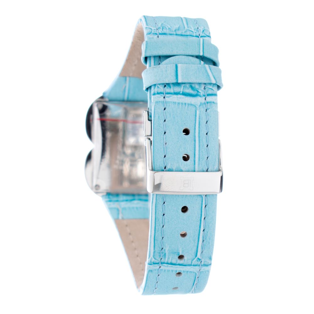 Laura Biagiotti Blue Leather Dress Watch Laura Biagiotti