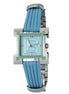 Laura Biagiotti Blue Leather Dress Watch Laura Biagiotti
