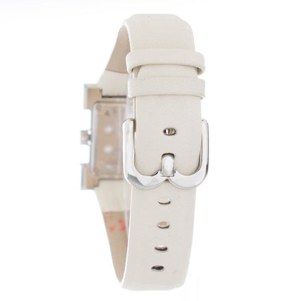 Laura Biagiotti Beige Leather Dress Watch Laura Biagiotti