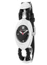Laura Biagiotti Black Leather Dress Watch Laura Biagiotti