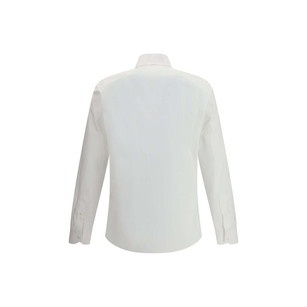 Fendi White Cotton Dress Shirt Fendi