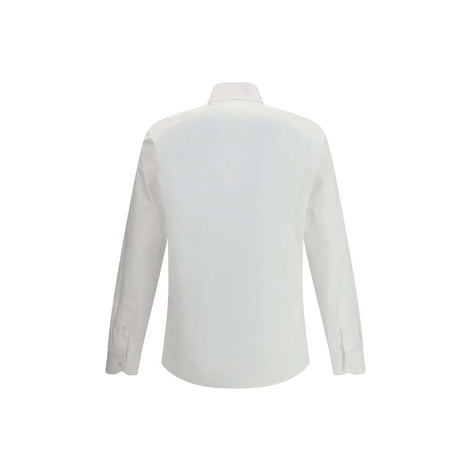 Fendi White Cotton Dress Shirt Fendi