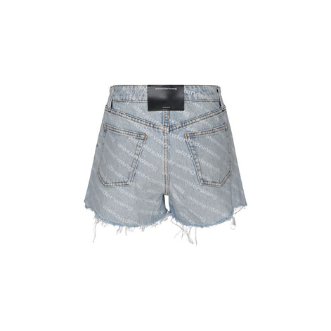 Alexander Wang Blue Cotton Bermuda Shorts Alexander Wang