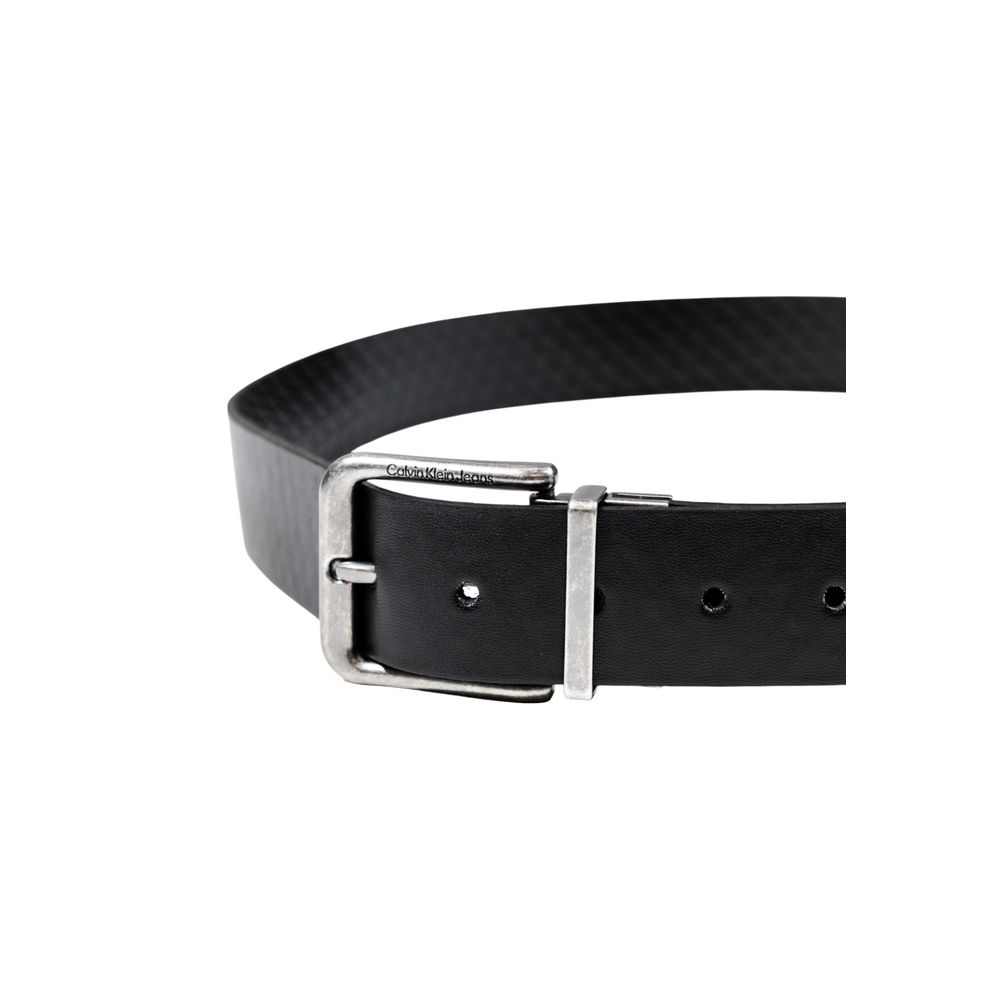 Calvin Klein Black Leather Belt Calvin Klein