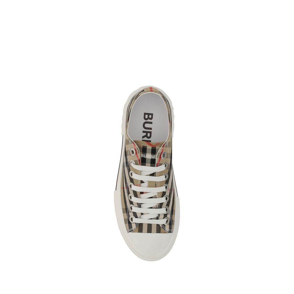 Burberry Brown Rubber Low Top Sneakers Burberry