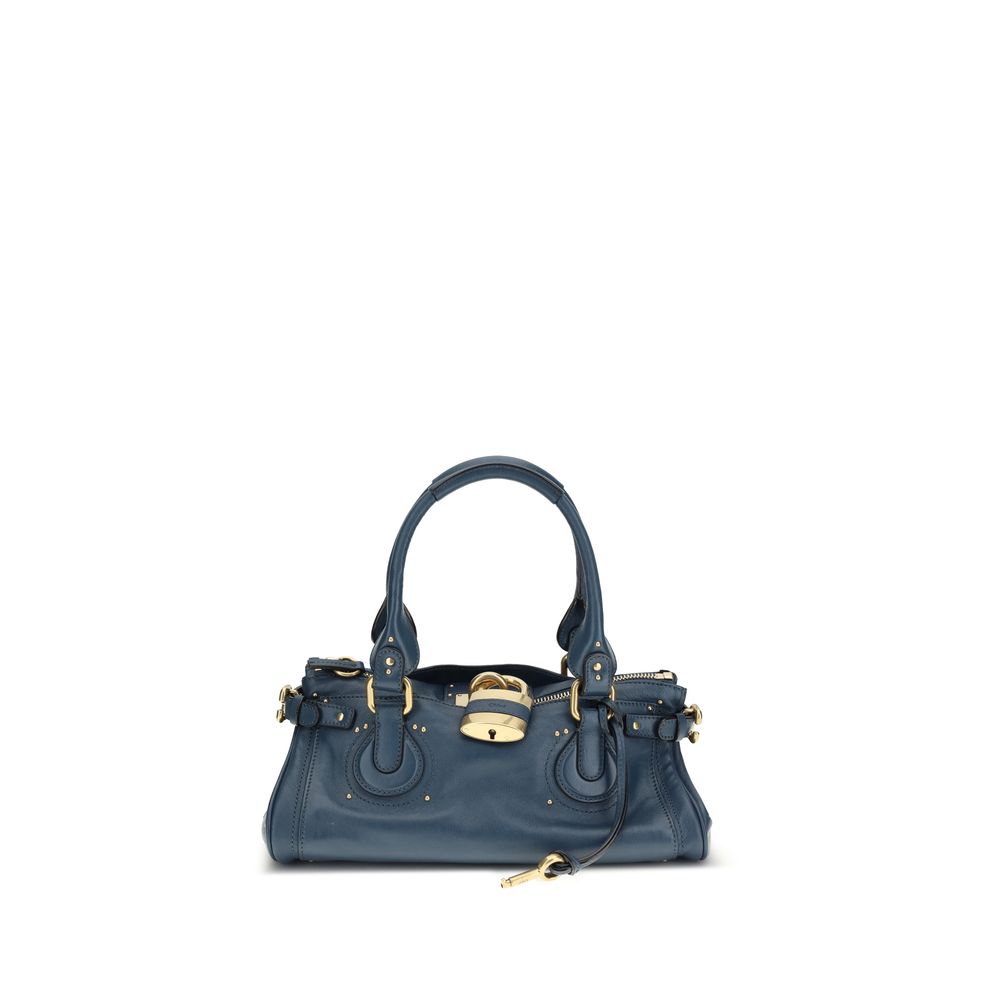 Chloé Blue Calf Leather Bos Taurus Shoulder Bag Chloé