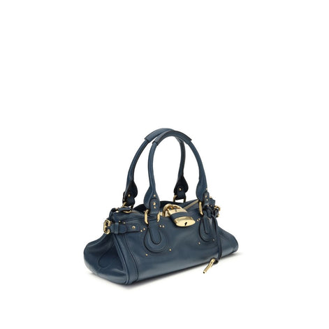 Chloé Blue Calf Leather Bos Taurus Shoulder Bag Chloé