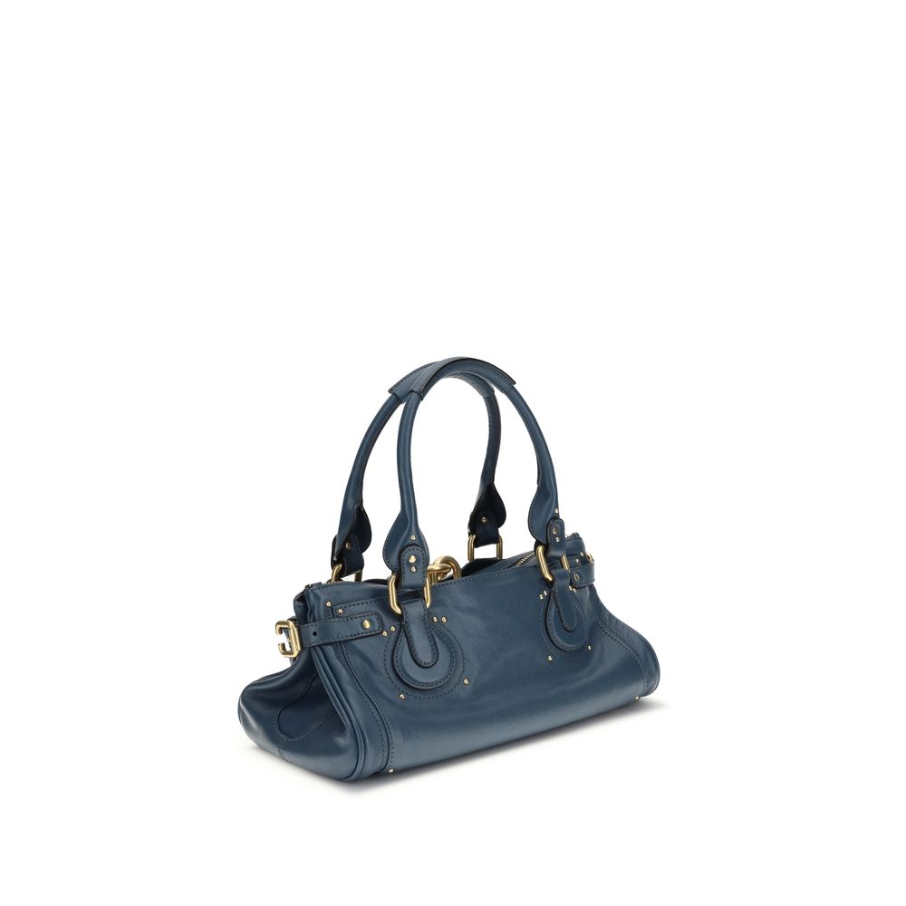 Chloé Blue Calf Leather Bos Taurus Shoulder Bag Chloé