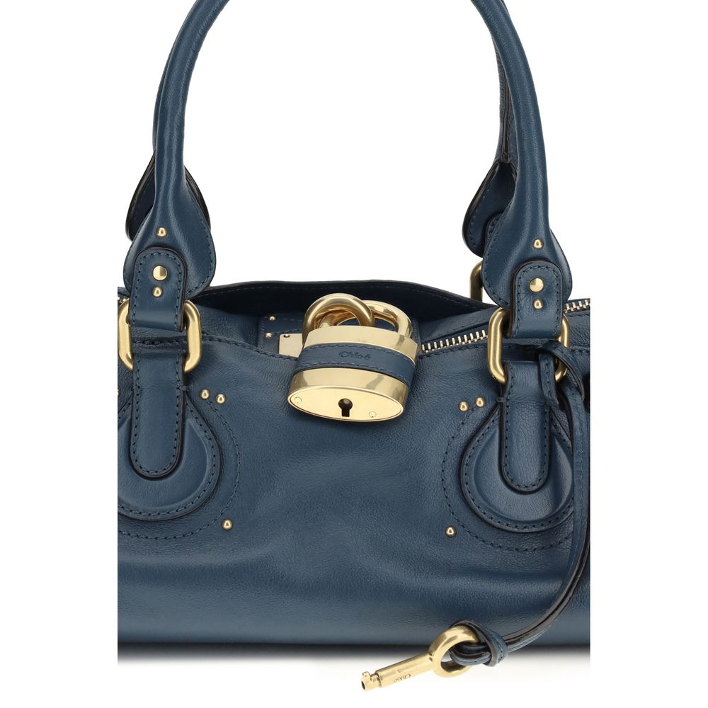 Chloé Blue Calf Leather Bos Taurus Shoulder Bag Chloé
