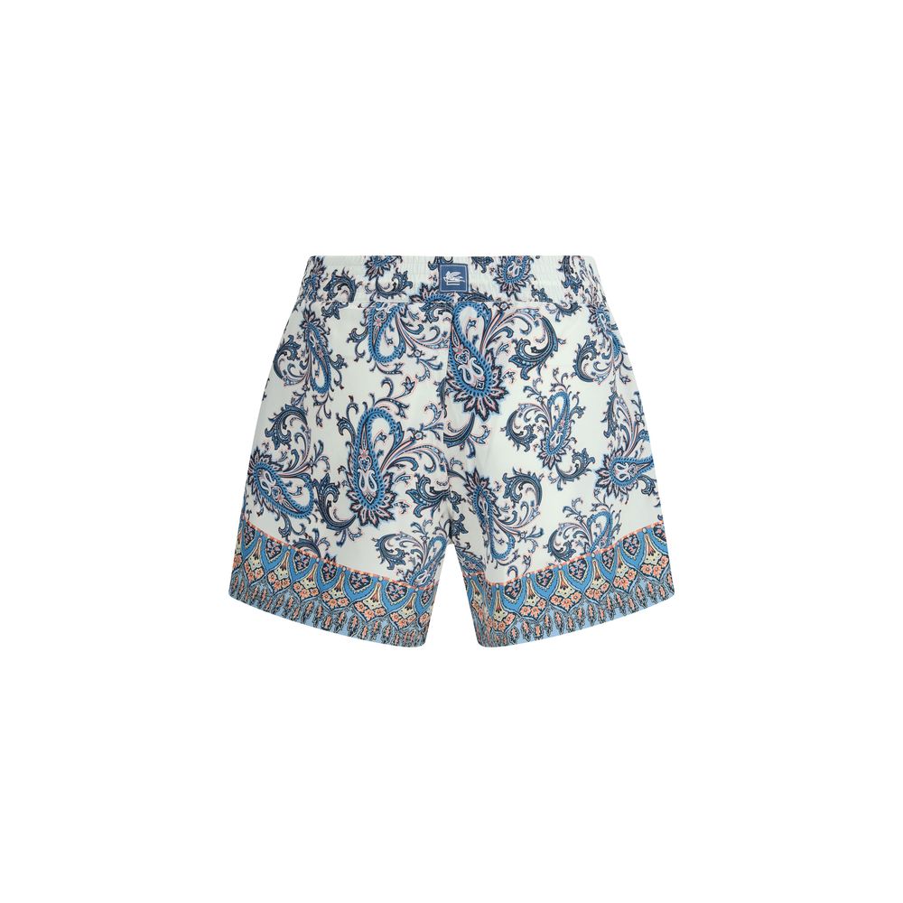 Etro Multicolor Polyester Short And Mini Shorts Etro