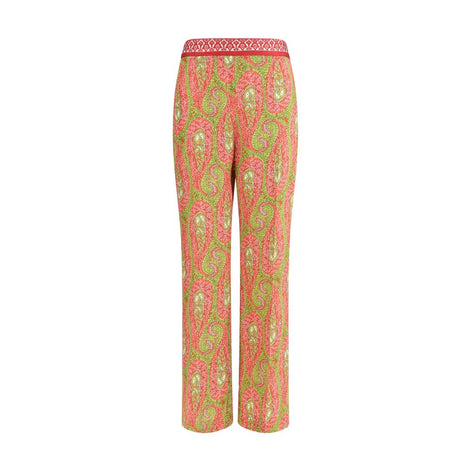 Etro Multicolor Polyester Pants Etro