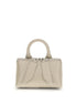 The Attico Beige Calf Leather Bos Taurus Handbag The Attico