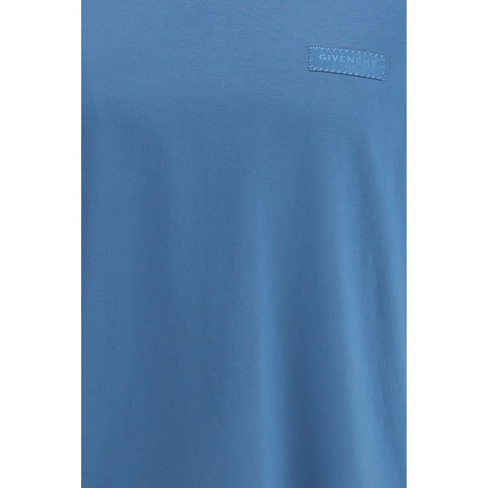 Givenchy Blue Cotton T-Shirt Givenchy