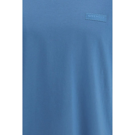 Givenchy Blue Cotton T-Shirt Givenchy