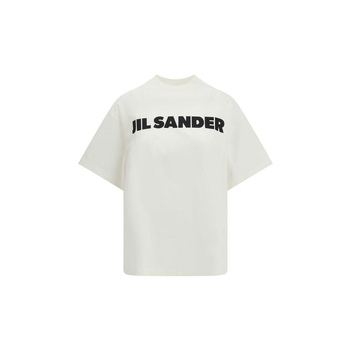 Jil Sander Cream Cotton T-Shirt Jil Sander