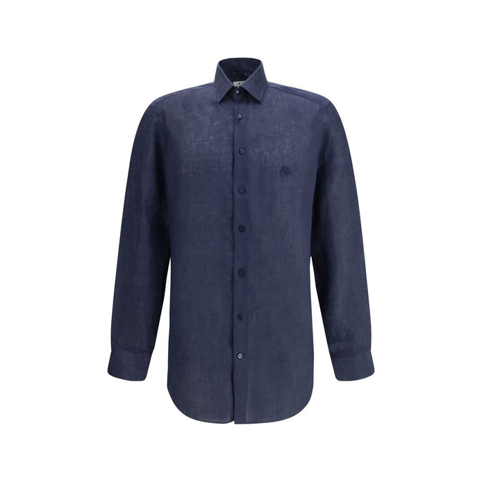 Etro Blue Denim Shirt Etro
