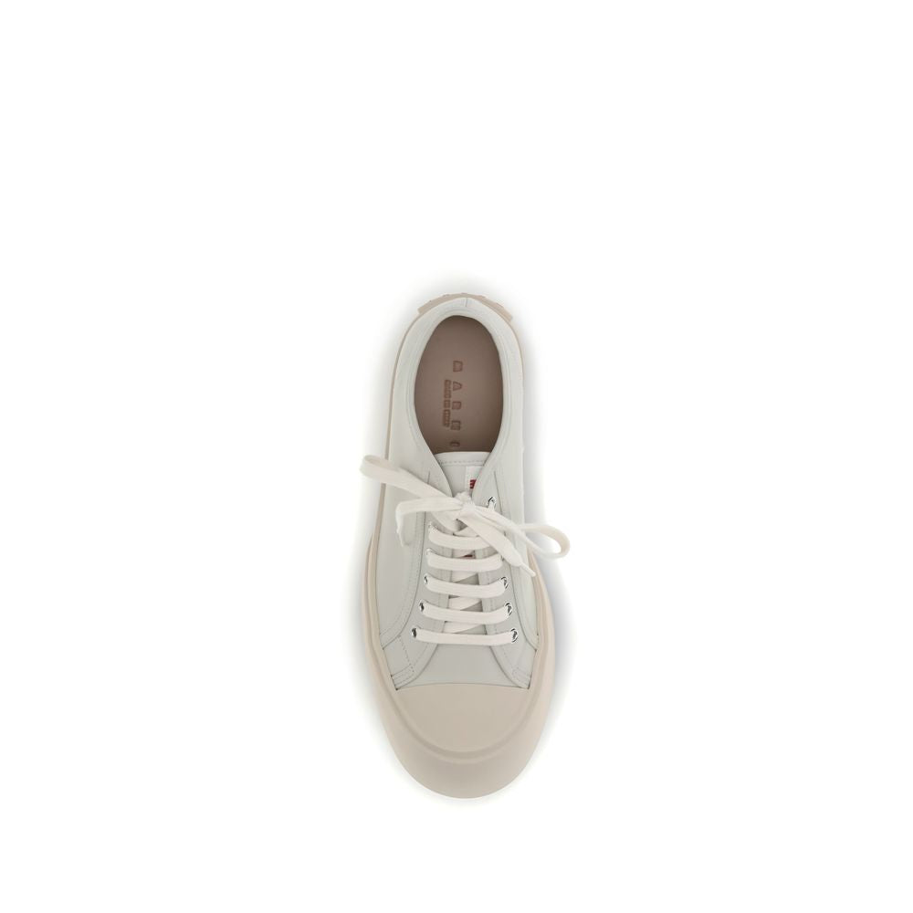 Marni White Napa Leather / Calf Bos Taurus Sneakers Marni