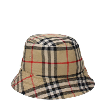 Burberry Beige Cotton Bucket Hat Burberry