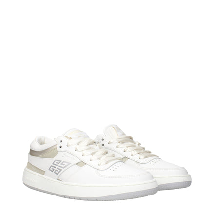 Givenchy White Leather Low Top Sneakers Givenchy