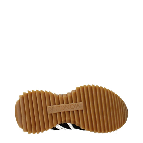 Moncler Black Fabric Low Top Sneakers Moncler