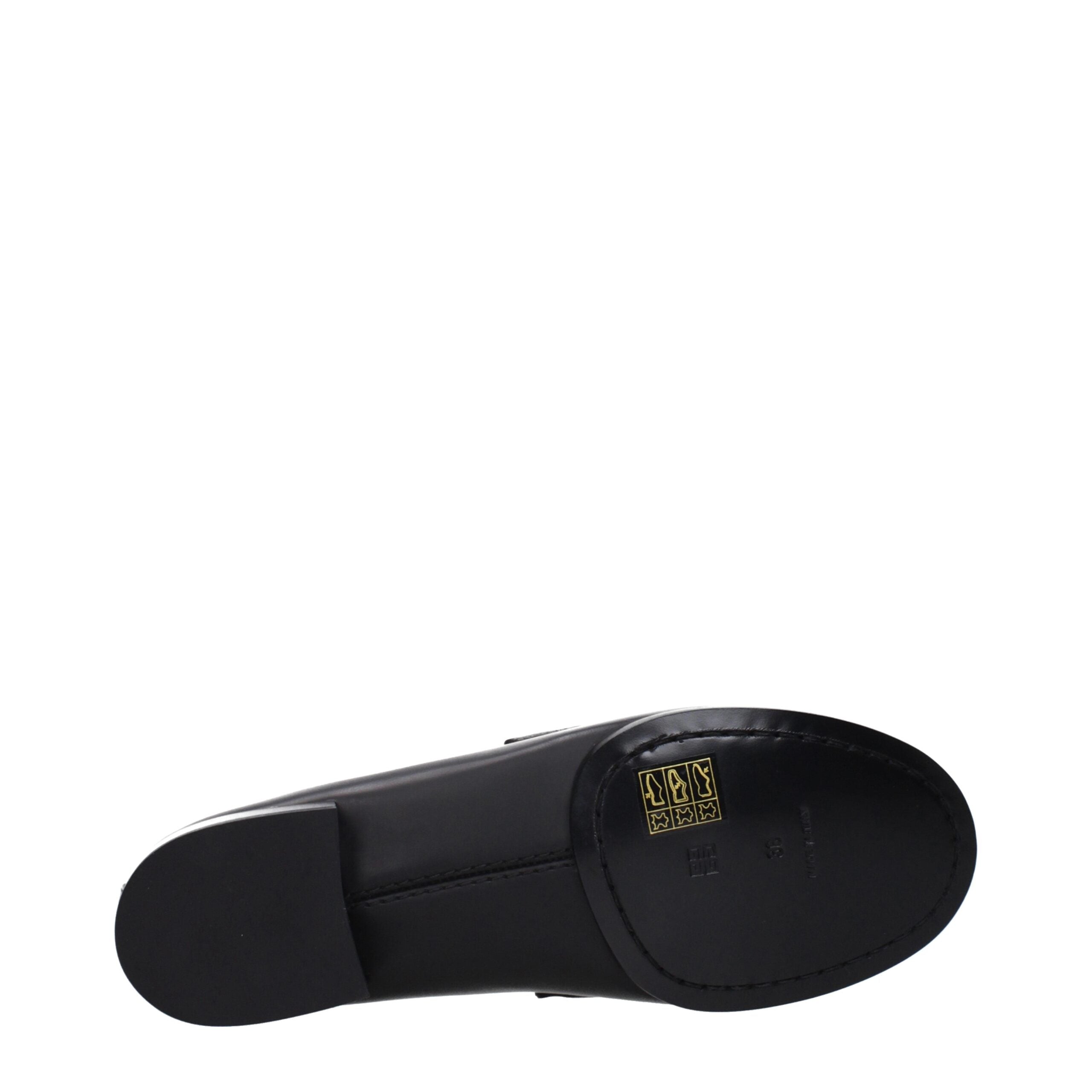 Givenchy Black Leather Slip-On Loafers Givenchy
