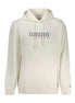 Tommy Hilfiger White Cotton Men's Hooded Sweatshirt Tommy Hilfiger