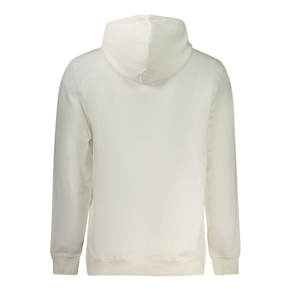 Tommy Hilfiger White Cotton Men's Hooded Sweatshirt Tommy Hilfiger
