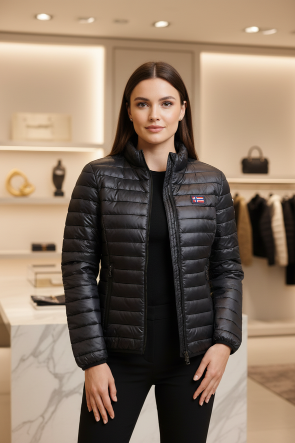 Norway 1963 Black Polyamide Women's Jacket Norway 1963