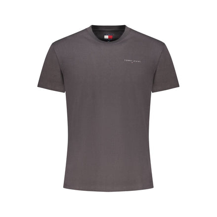 Tommy Hilfiger Grigio Cotton Men T-Shirt Tommy Hilfiger