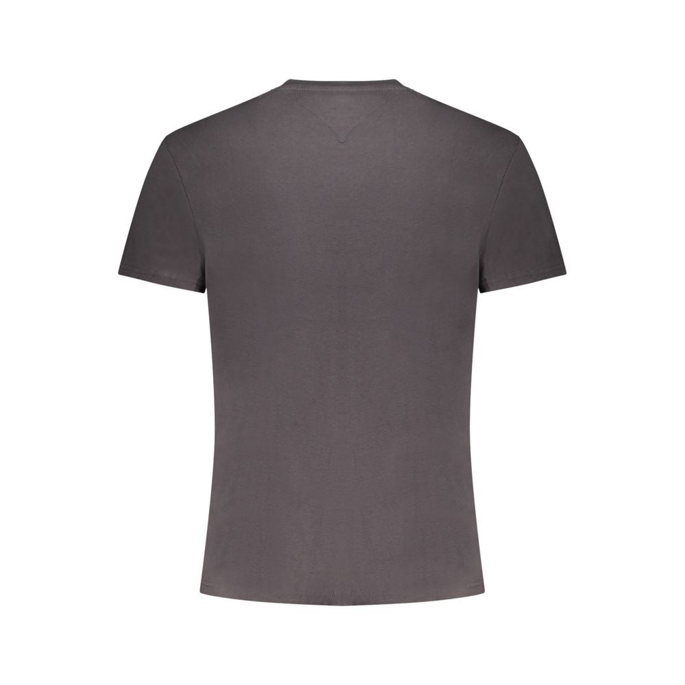 Tommy Hilfiger Grigio Cotton Men T-Shirt Tommy Hilfiger