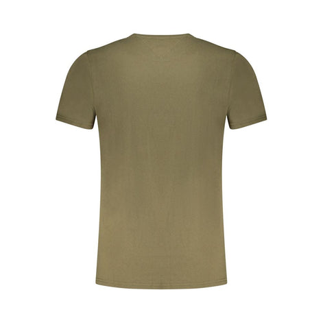 Tommy Hilfiger Verde Cotton Men T-Shirt Tommy Hilfiger