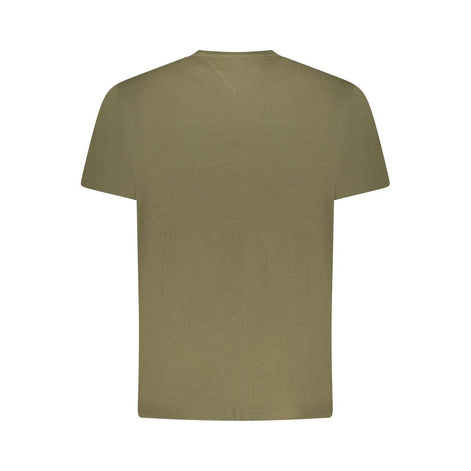 Tommy Hilfiger Verde Cotton Men T-Shirt Tommy Hilfiger