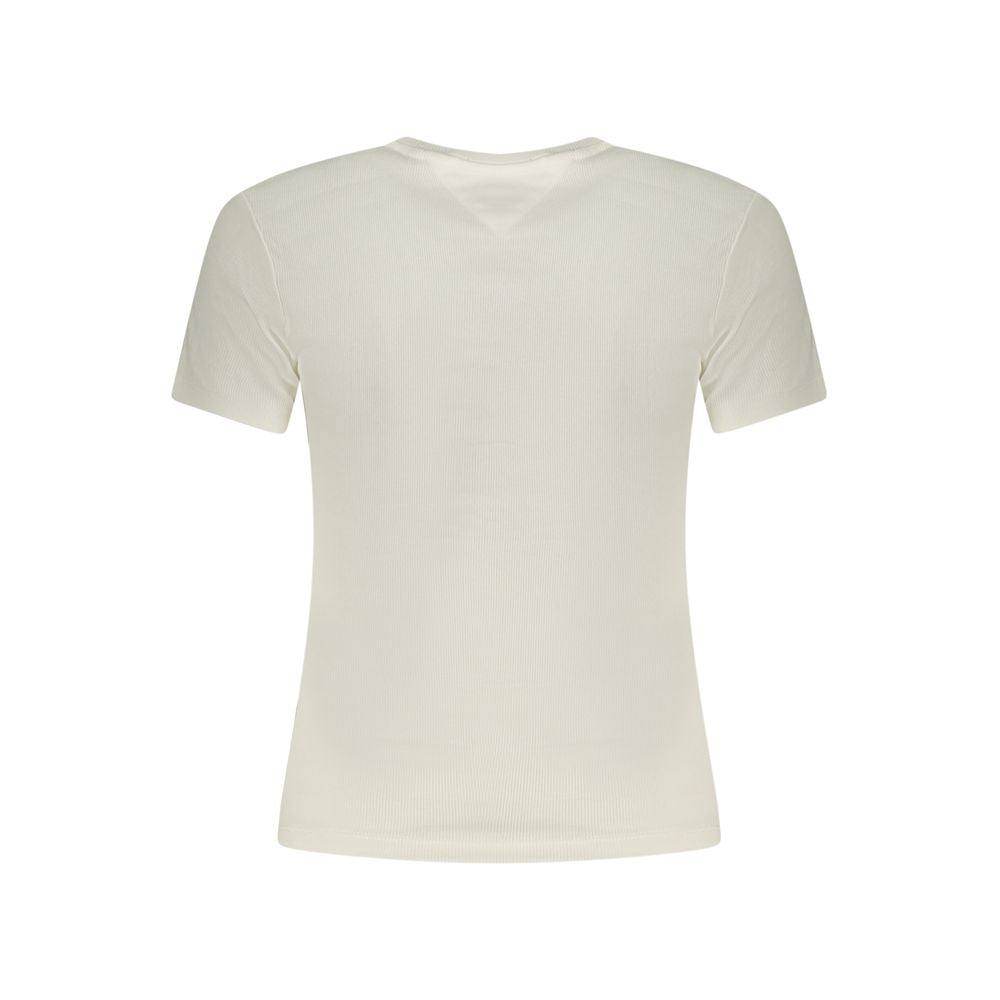 Tommy Hilfiger Bianco Cotton Women T-Shirt Tommy Hilfiger