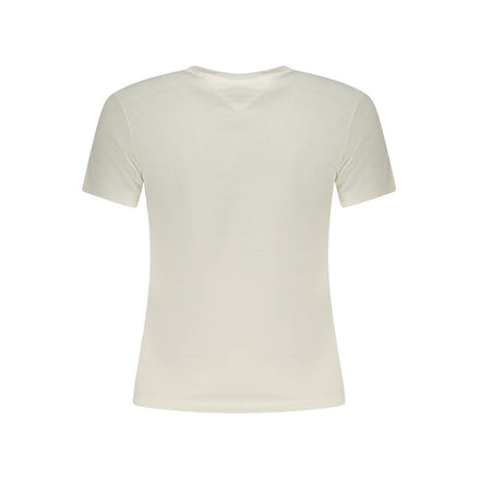 Tommy Hilfiger Bianco Cotton Women T-Shirt Tommy Hilfiger