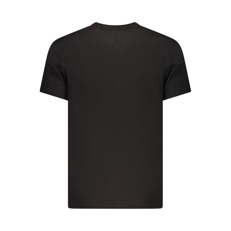 Tommy Hilfiger Black Cotton Men's T-Shirt Tommy Hilfiger