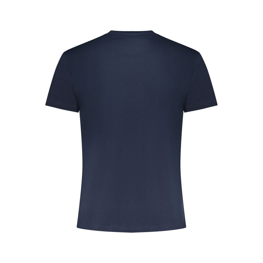 Tommy Hilfiger Blue Cotton Men T-Shirt Tommy Hilfiger