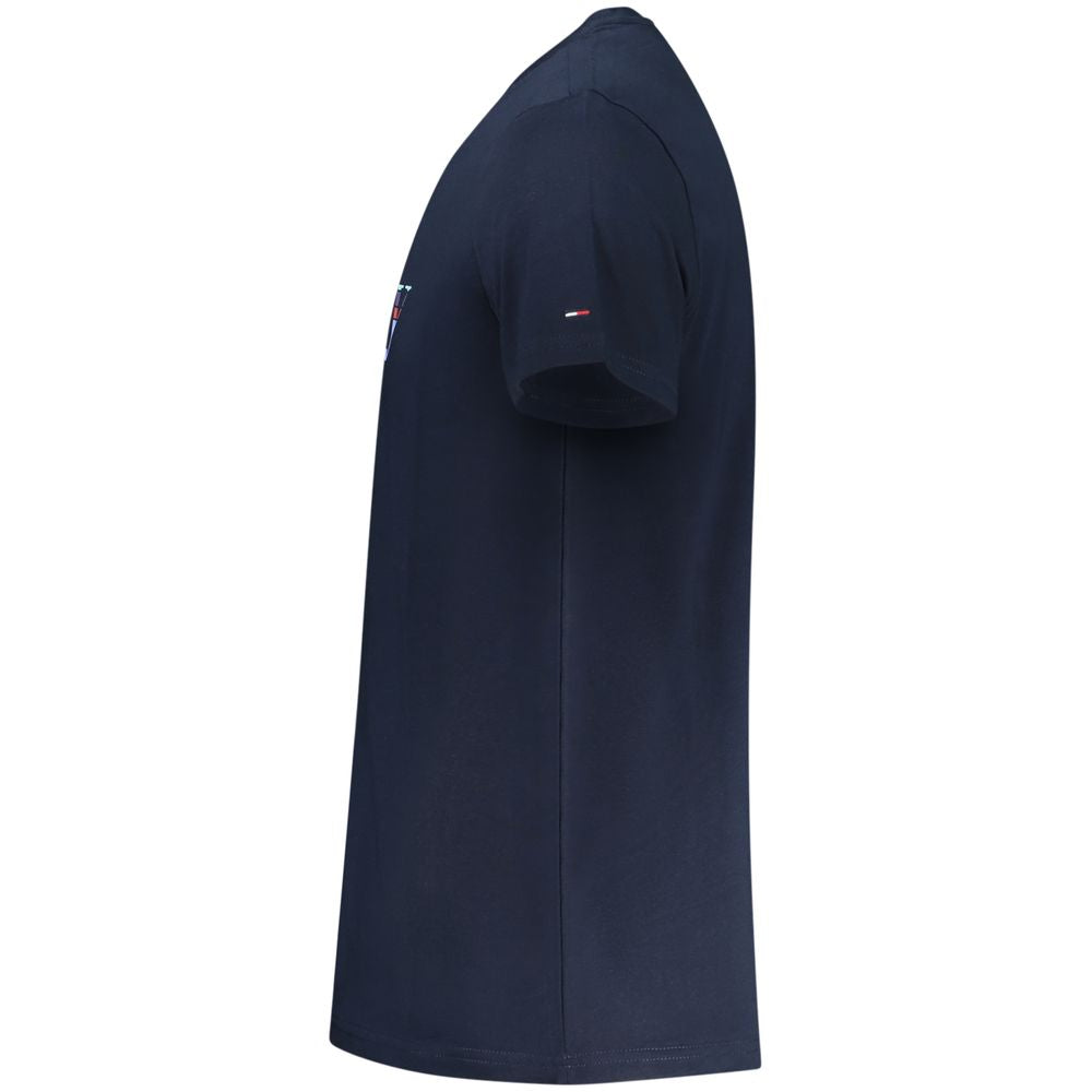 Tommy Hilfiger Blue Cotton Men T-Shirt Tommy Hilfiger