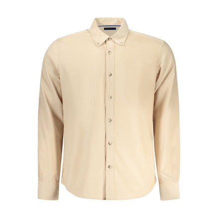 North Sails Beige Cotton Men Shirt North Sails