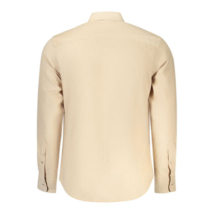 North Sails Beige Cotton Men Shirt North Sails