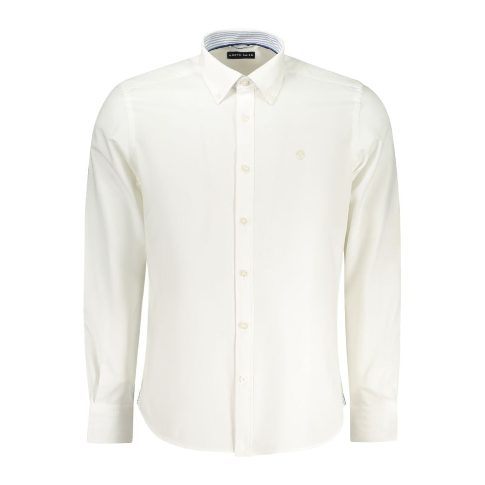 North Sails White Cotton Men Shirt North Sails