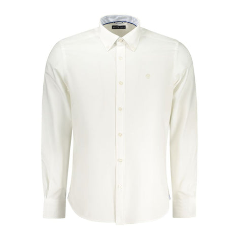 North Sails White Cotton Men Shirt North Sails